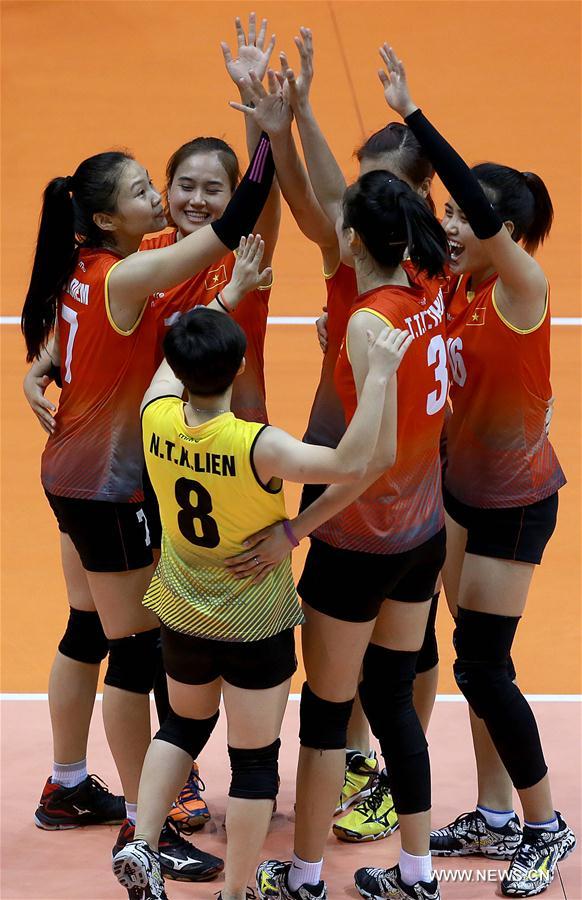 (SP)PHILIPPINES-LAGUNA-ASIAN WOMEN'S VOLLEYBALL CLASSIFICATION MATCH-VIETNAM VS CHINESE TAIPEI
