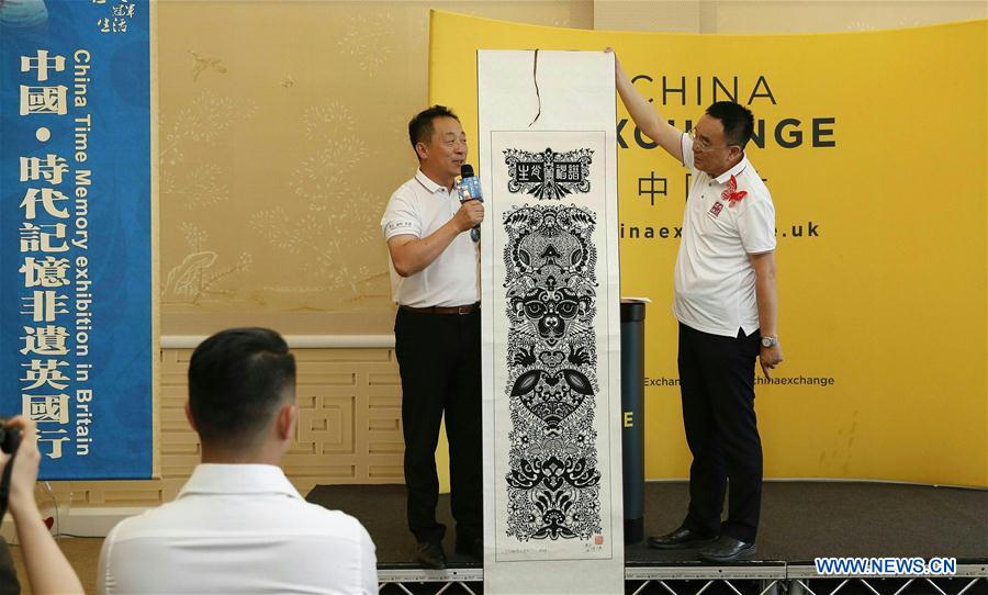 BRITAIN-LONDON-CHINA-INTANGIBLE CULTURAL HERITAGE-EXHIBITION