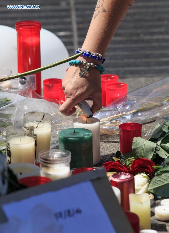 SPAIN-BARCELONA-TERROR ATTACK-MOURNING