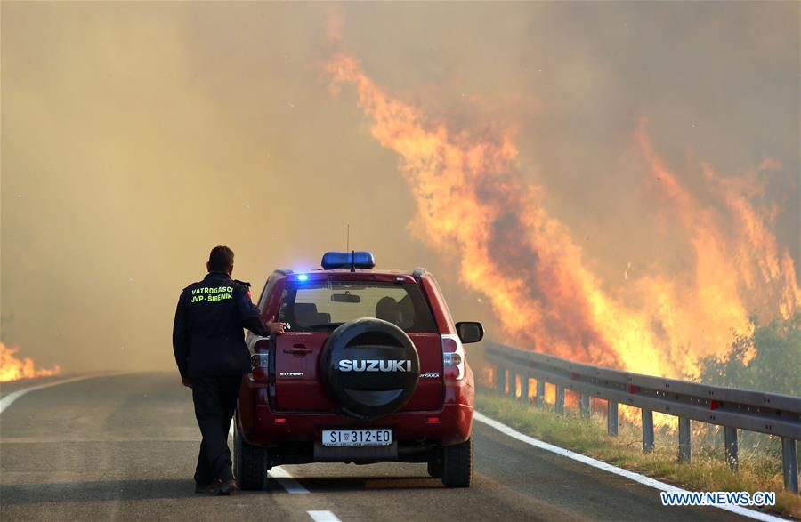 CROATIA-DJEVRSKE-WILD FIRE