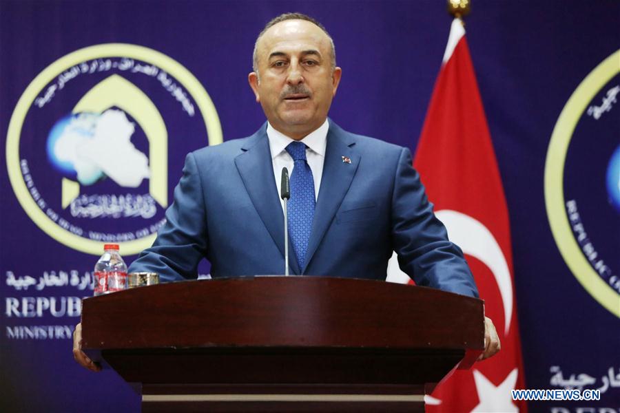 IRAQ-BAGHDAD-TURKISH FOREIGN MINISTER-PRESS CONFERENCE