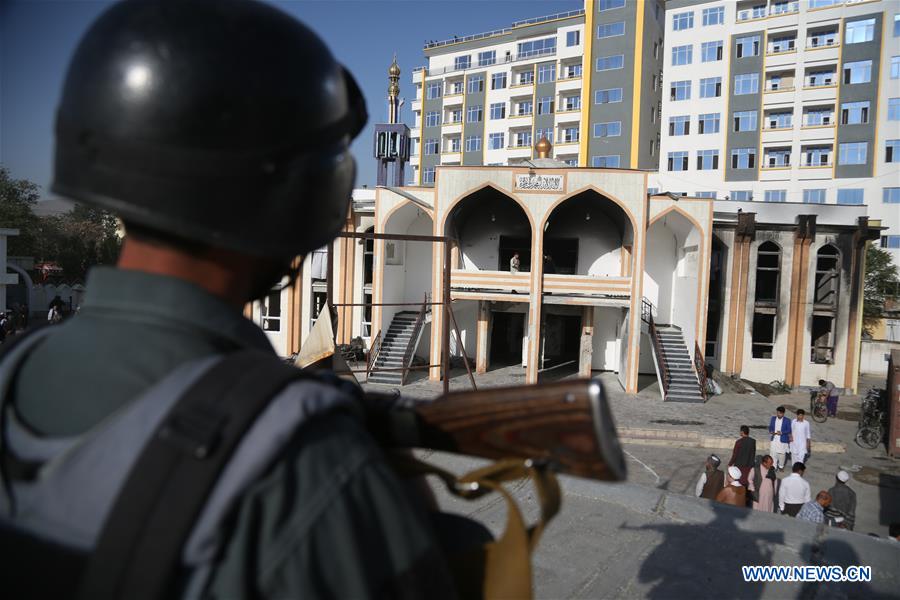 AFGHANISTAN-KABUL-MOSQUE ATTACK-AFTERMATH