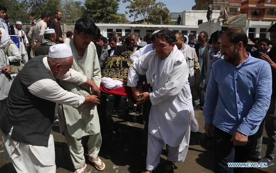 AFGHANISTAN-KABUL-MOSQUE ATTACK-FUNERAL