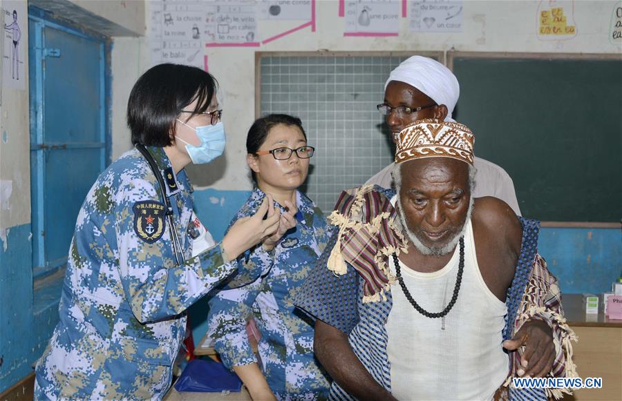 DJIBOUTI-CHINA-PEACE ARK-FREE MEDICAL SERVICES