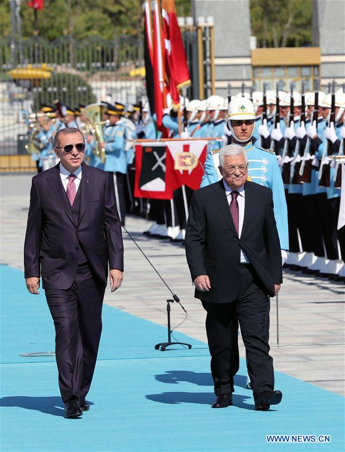 TURKEY-ANKARA-PALESTINIAN PRESIDENT-VISIT