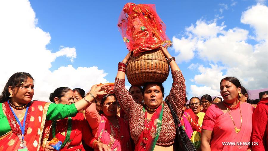 NEPAL-KATHMANDU-GAURA FESTIVAL