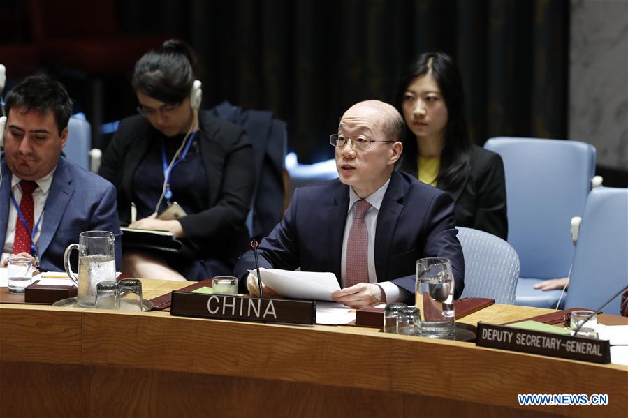 UN-SECURITY COUNCIL-OPEN DEBATE-PEACEKEEPING-CHINA-LIU JIEYI