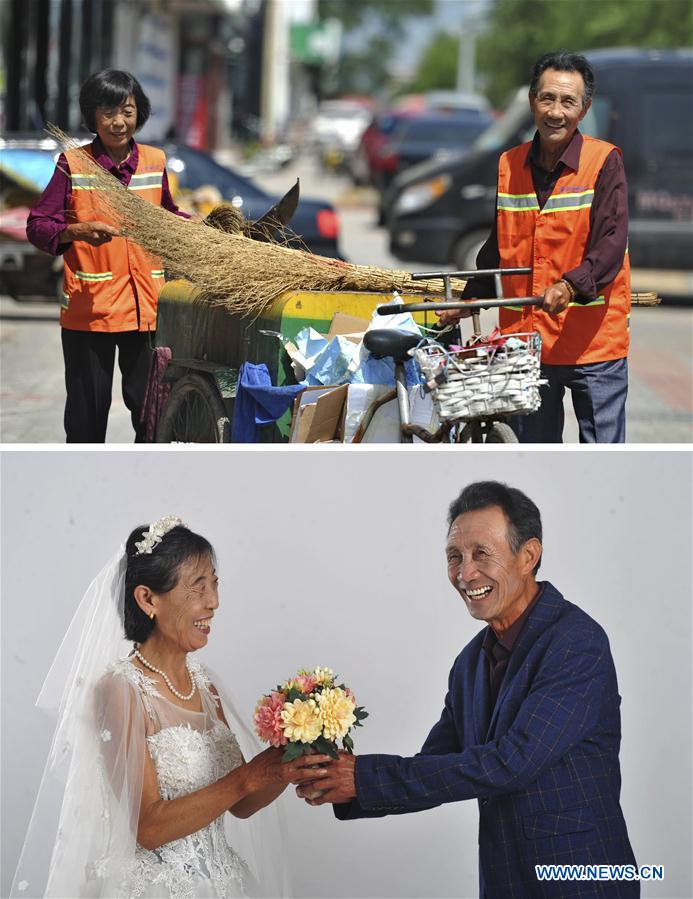 CHINA-HEBEI-SANITATION WORKERS-WEDDING PHOTO (CN)