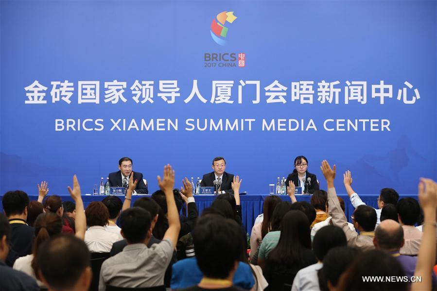 (XIAMEN SUMMIT)CHINA-XIAMEN-BRICS-PRESS CONFERENCE (CN)