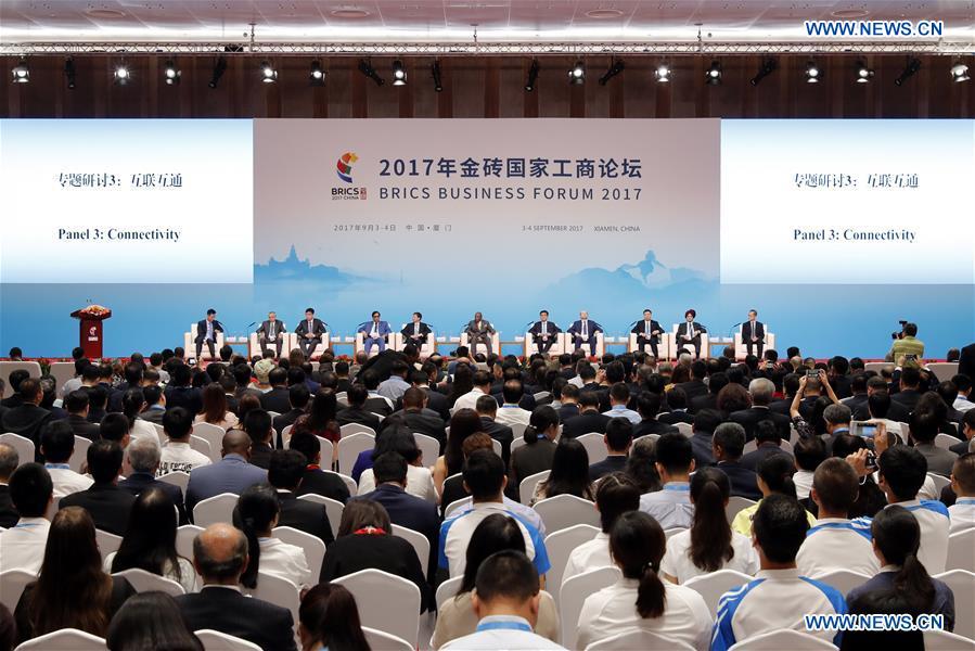 (XIAMEN SUMMIT)CHINA-XIAMEN-BRICS-BUSINESS FORUM-CONNECTIVITY (CN)