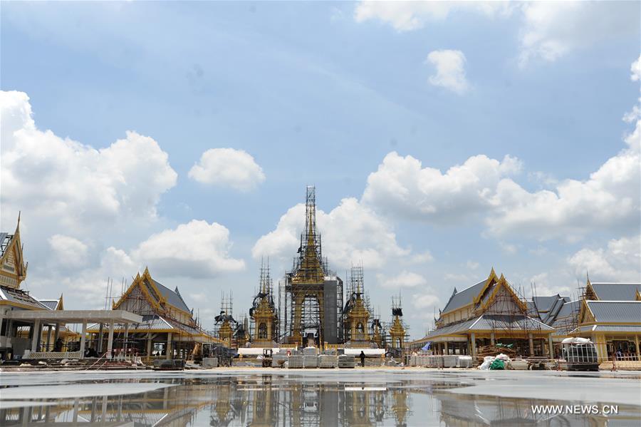 THAILAND-BANGKOK-KING-BHUMIBOL-FUNERAL-PREPARATION