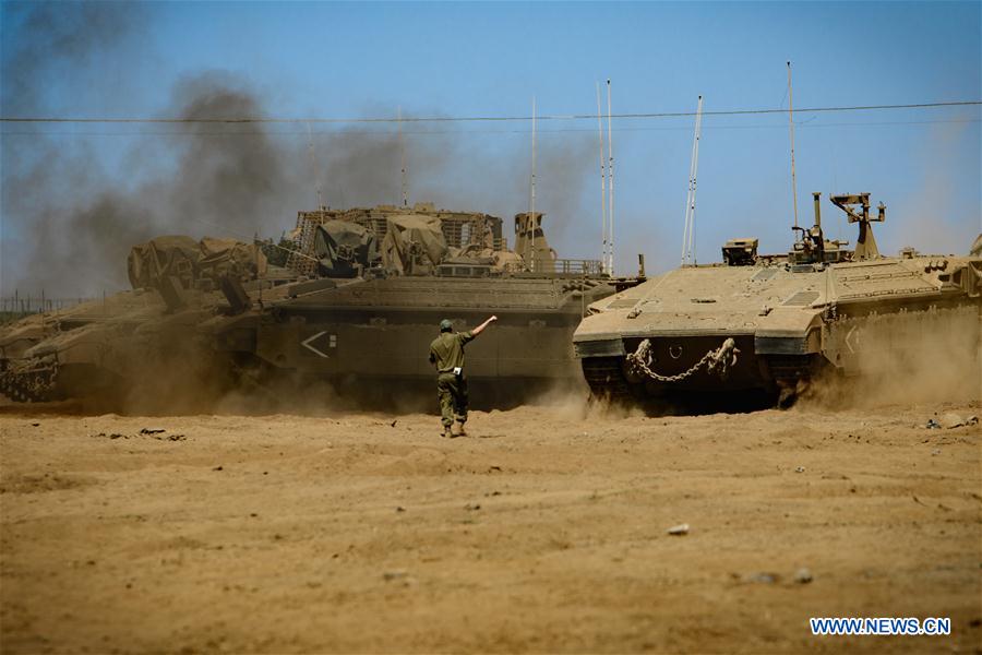 MIDEAST-GOLAN HEIGHTS-MILITARY EXERCISE
