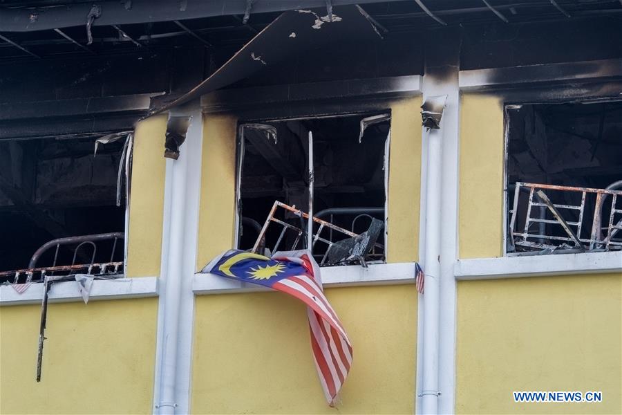 MALAYSIA-KUALA LUMPUR-SCHOOL-ACCIDENT-FIRE