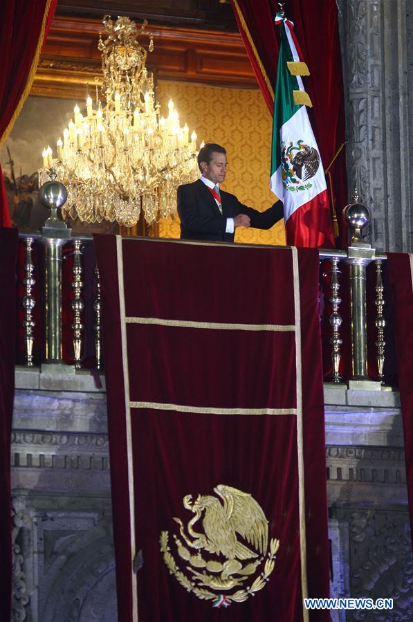 MEXICO-MEXICO CITY-PRESIDENT-INDEPENDENCE DAY-CELEBRATION