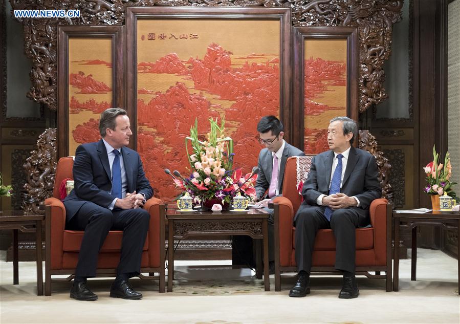 CHINA-BEIJING-MA KAI-FORMER BRITISH PM-MEETING (CN)