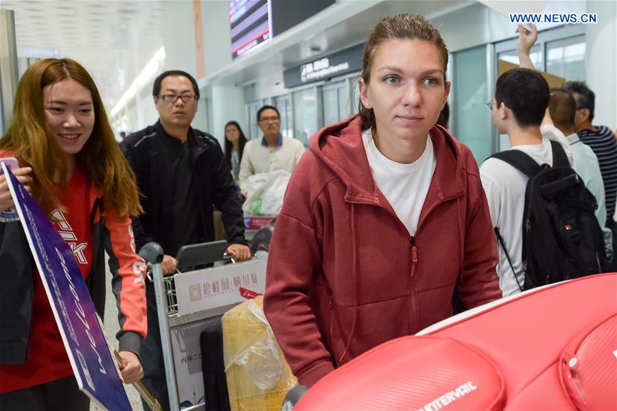(SP)CHINA-WUHAN-TENNIS-WTA-WUHAN OPEN-PLAYERS-ARRIVAL(CN)  