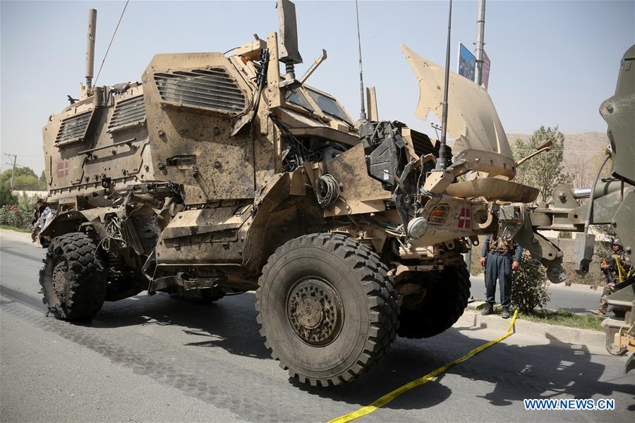 AFGHANISTAN-KABUL-SUICIDE ATTACK-NATO CONVOY
