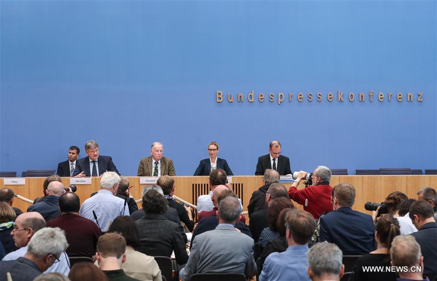 GERMANY-BERLIN-ELECTION-AFD-PRESS CONFERENCE