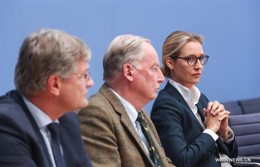 GERMANY-BERLIN-ELECTION-AFD-PRESS CONFERENCE