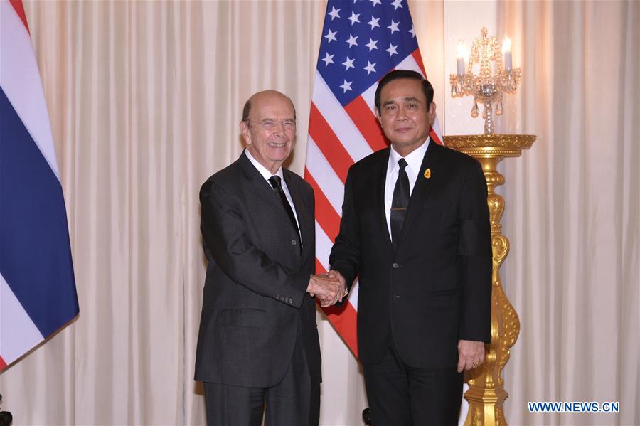 THAILAND-BANGKOK-PRAYUTH-U.S.-WILBUR ROSS-MEETING