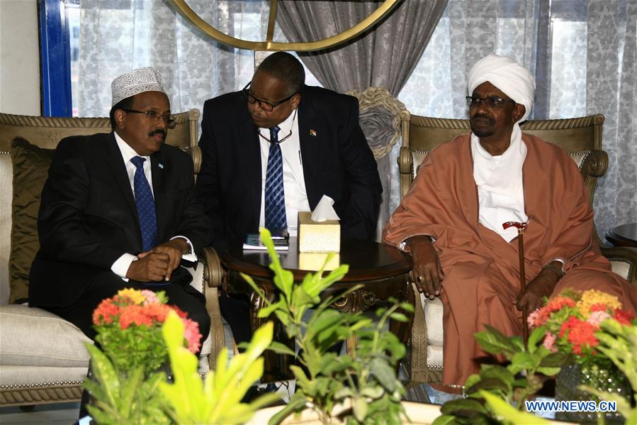 SUDAN-KHARTOUM-SOMALIA-PRESIDENT-VISIT