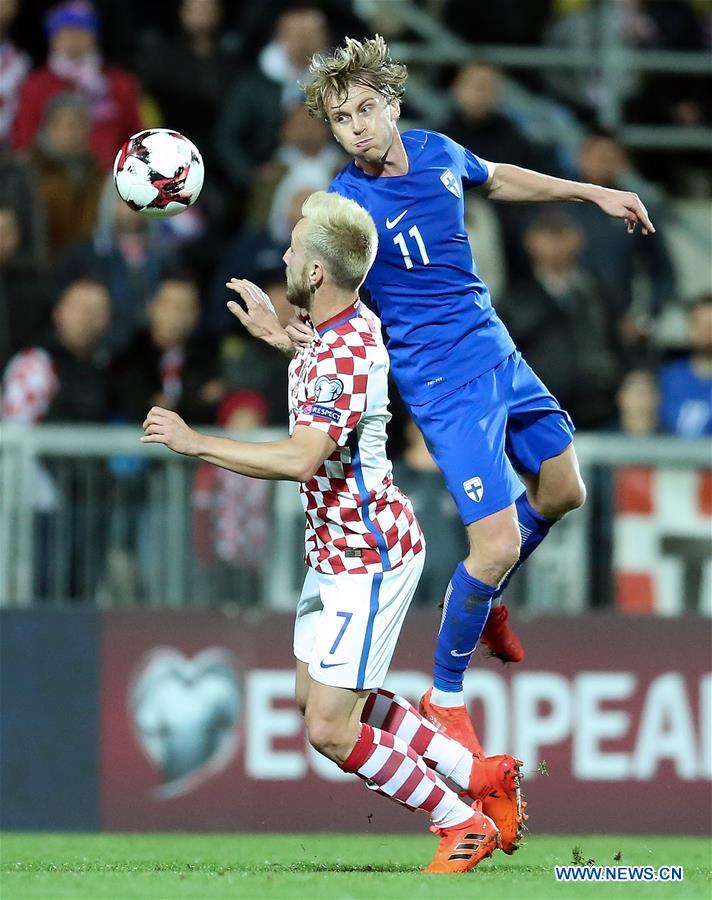 Croatia draw 1-1 with Finland in 2018 World Cu