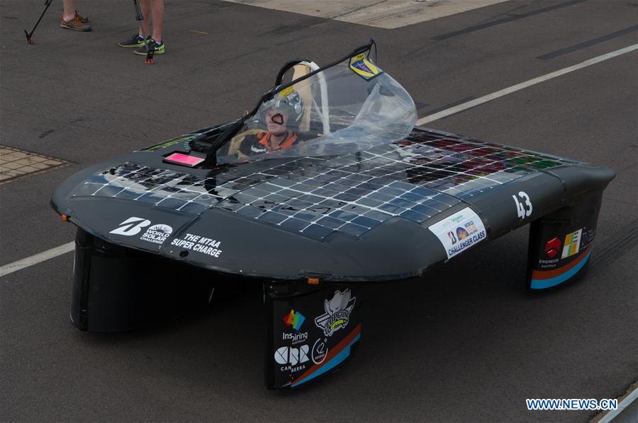 In pics: time trial of 2017 World Solar Challenge