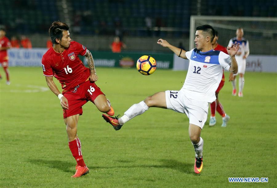 (SP)MYANMAR-YANGON-AFC ASIAN CUP-MYANMAR VS KAZAKHSTAN-QUALIFIERS