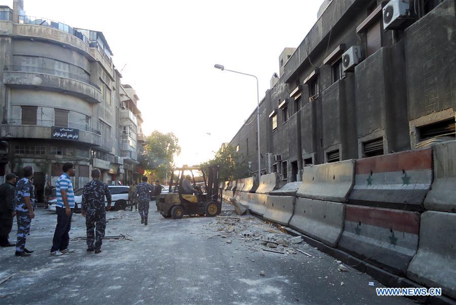 SYRIA-DAMASCUS-POLICE DEPARTMENT-SUICIDE BOMBINGS