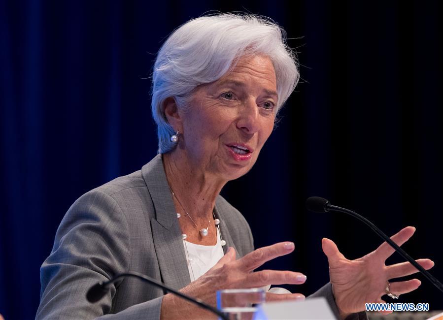 U.S.-WASHINGTON D.C.-WORLD BANK-IMF-ANNUAL MEETINGS-PRESS CONFERENCE-LAGARDE