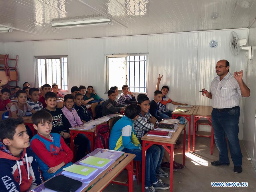 SYRIA-ALEPPO-EDUCATION-PREFABRICATED CLASSROOMS