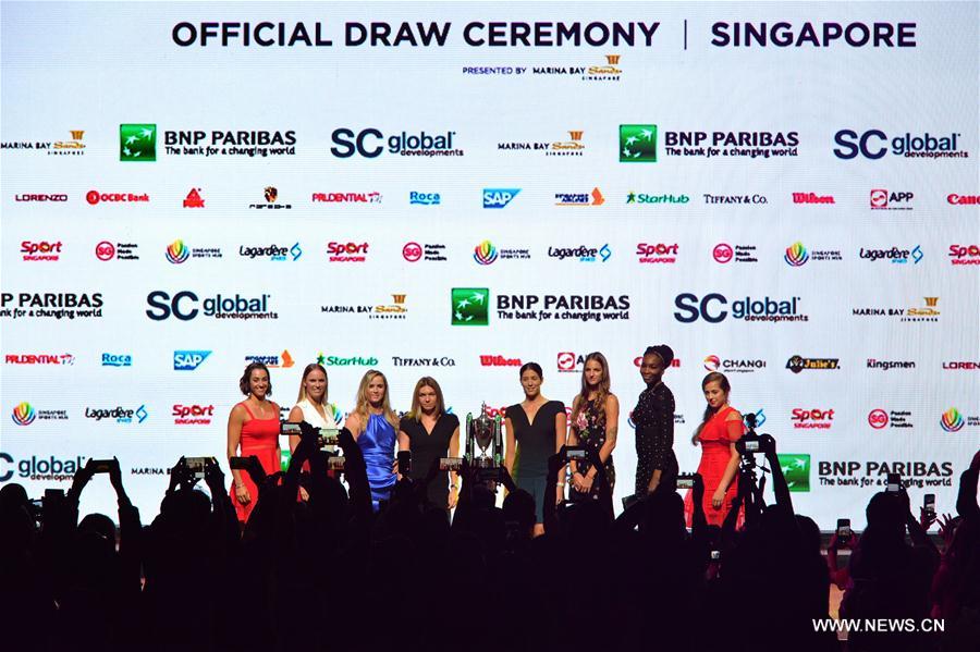 (SP)SINGAPORE-TENNIS-WTA-FINALS-OFFICIAL DRAW