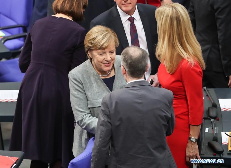 GERMANY-BERLIN-FEDERAL PARLIAMENT-FIRST MEETING