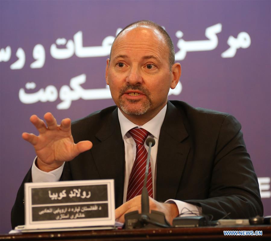 AFGHANISTAN-KABUL-EU PRESS CONFERENCE