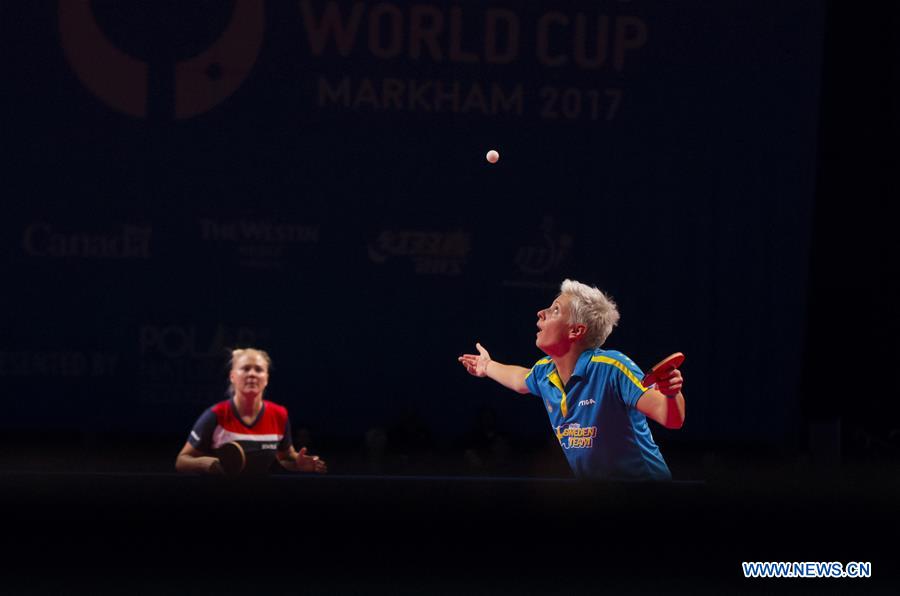 (SP)CANADA-MARKHAM-TABLE TENNIS-ITTF WOMEN'S WORLD CUP