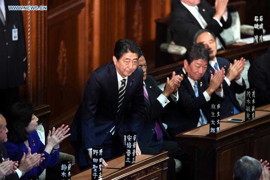 JAPAN-TOKYO-POLITICS-PM-ABE