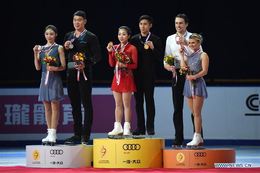 Sui/Han dominate in pairs at Figure Skating Cup of China Xinhua