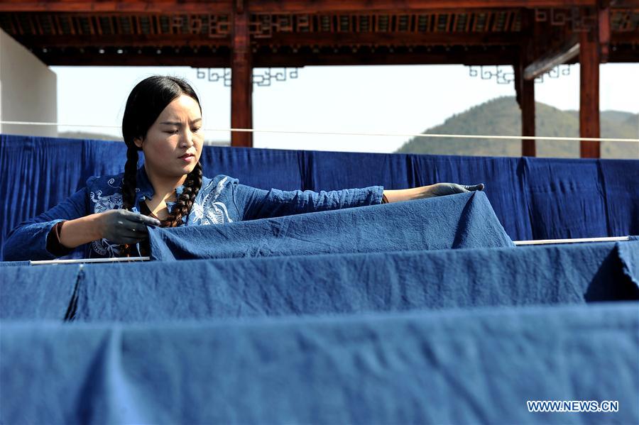 #CHINA-GUIZHOU-KAILI-INDIGO-DYED CLOTH (CN)