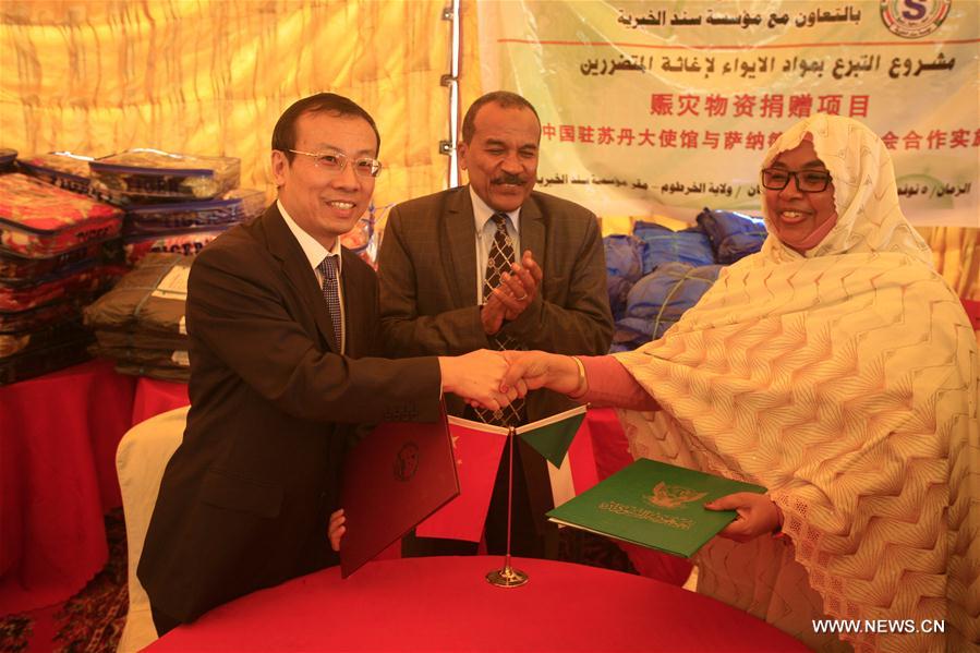 SUDAN-KHARTOUM-CHINA-DONATION