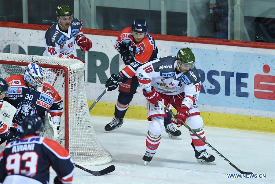 (SP)CROATIA-ZAGREB-ICE HOCKEY-EBEL-KHL MEDVESCAK VS HCB SUDTIROL ALPERIA