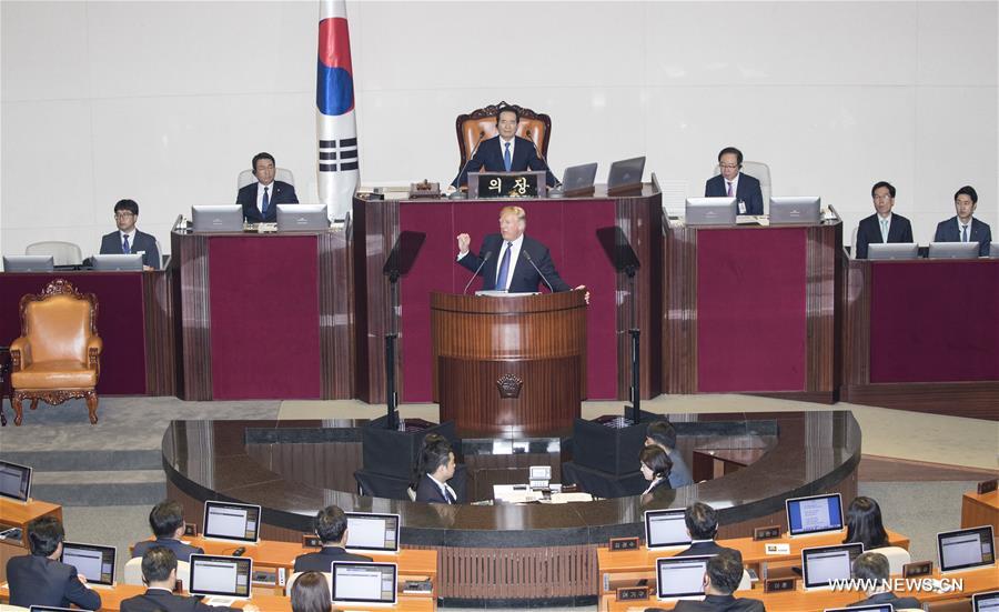 SOUTH KOREA-SEOUL-U.S. PRESIDENT-SPEECH