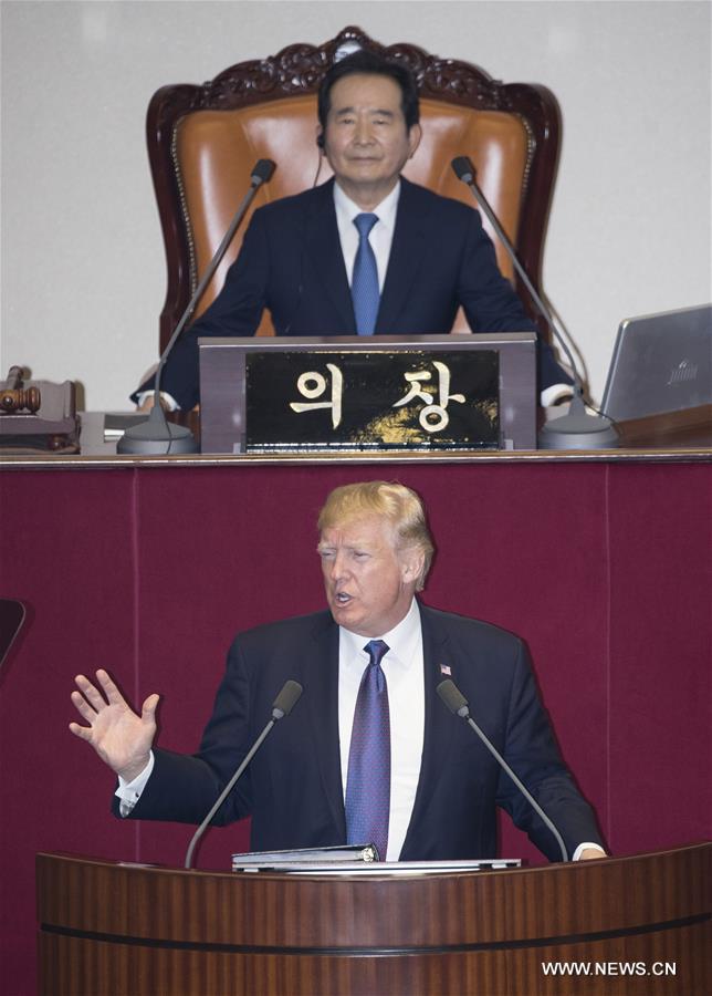 SOUTH KOREA-SEOUL-U.S. PRESIDENT-SPEECH