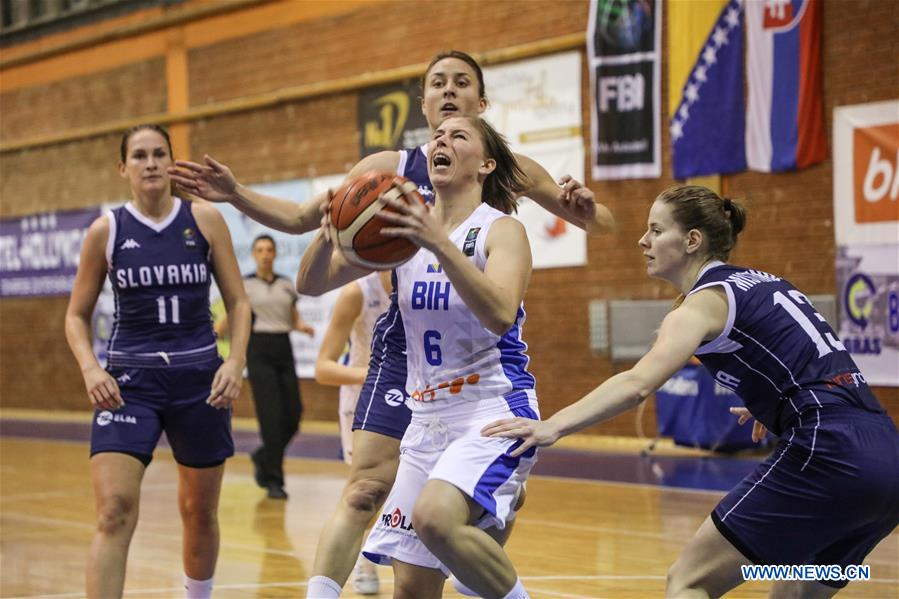 (SP)BOSNIA AND HERZEGOVINA-SARAJEVO-BASKETBALL-FIBA WOMEN’S EUROBASKET 2019-QUALIFIERS-BOSNIA AND HERZEGOVINA VS SLOVAKIA