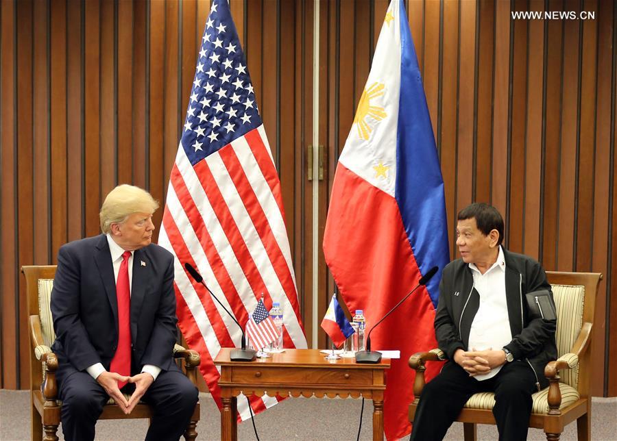 PHILIPPINES-U.S.-PRESIDENTS-MEETING
