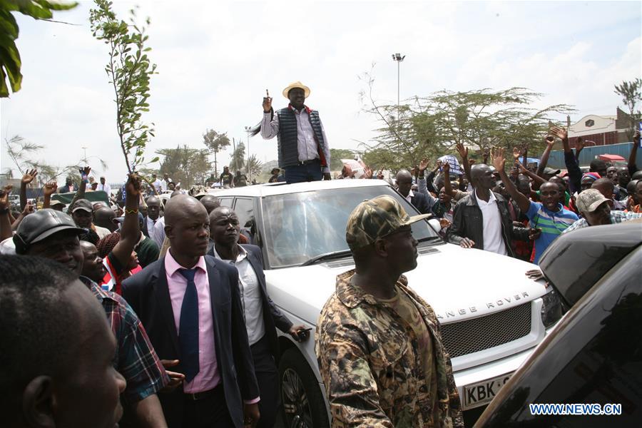 KENYA-NAIROBI-OPPOSITION LEADER-RETURN-CHAOS