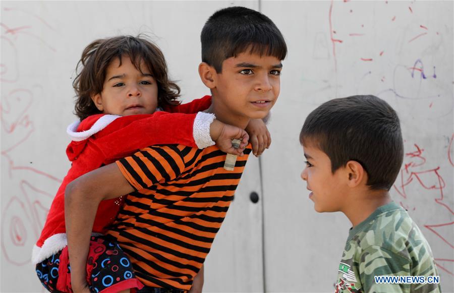 IRAQ-BAGHDAD-DISPLACED CHILDREN