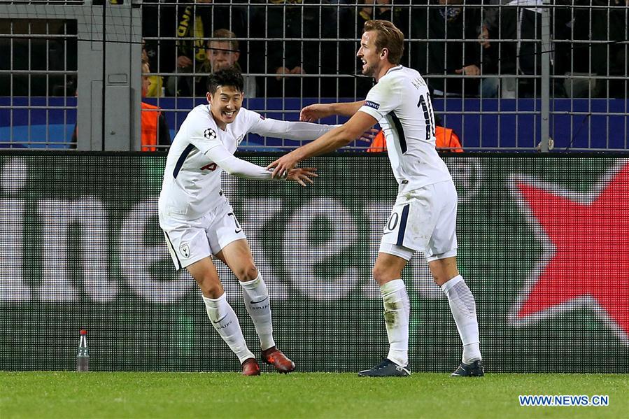 (SP)GERMANY-DORTMUND-SOCCER-UEFA CHAMPIONS LEAGUE-DORTMUND VS TOTTENHAM HOTSPUR