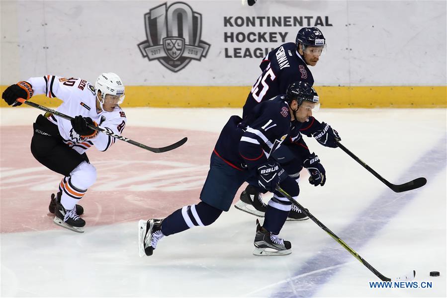 (SP)SLOVAKIA-BRATISLAVA-ICE HOCKEY-KHL-SLOVAN BRATISLAVA VS AMUR KHABAROVSK