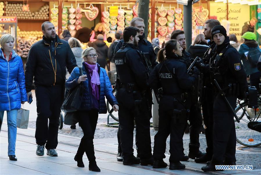 GERMANY-FRANKFORT-CHRISTMAS MARKET-SECURITY