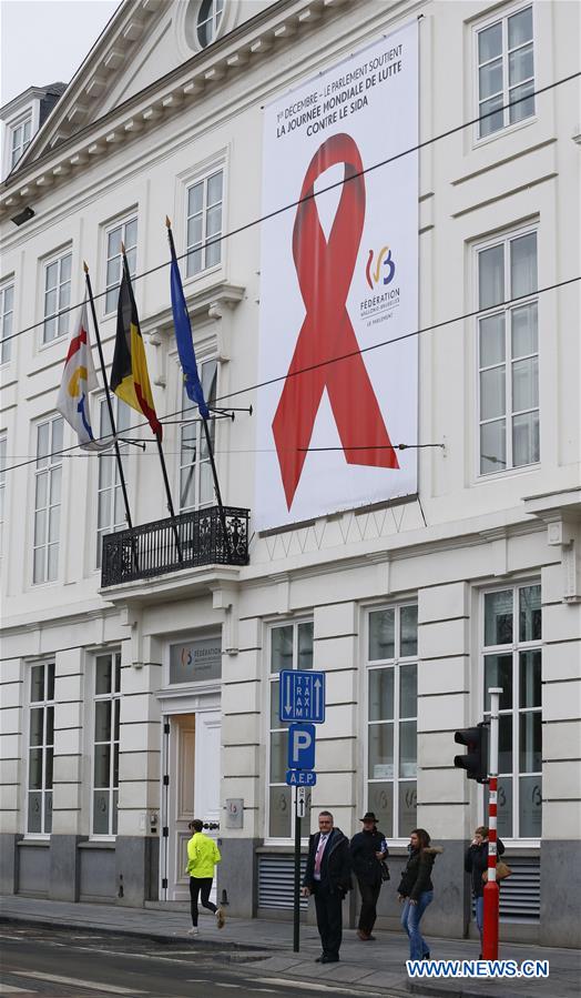 BELGIUM-BRUSSELS-WORLD AIDS DAY